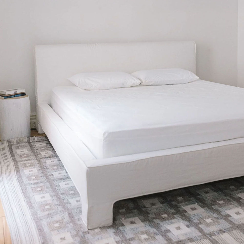 Bambury | Snow White Fitted Sheet And Pillowcase Set