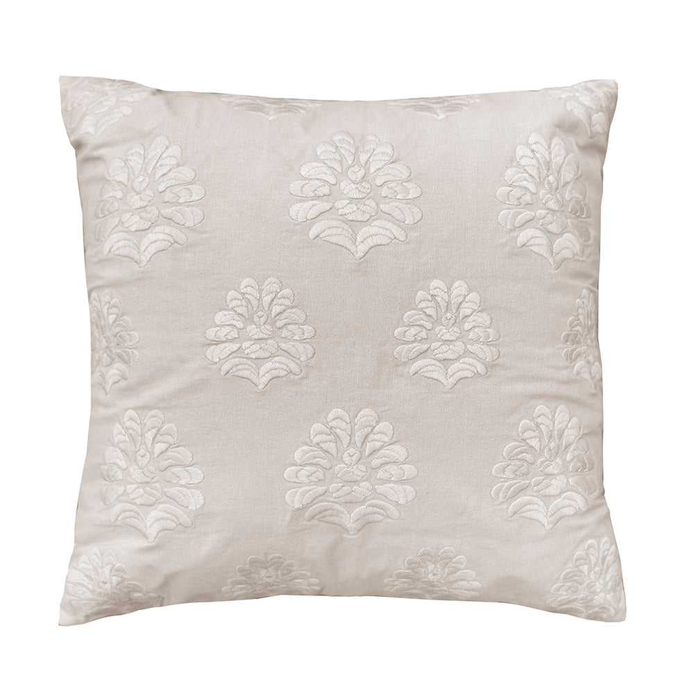 Bambury | Cora Square Cushion Pebble Bambury