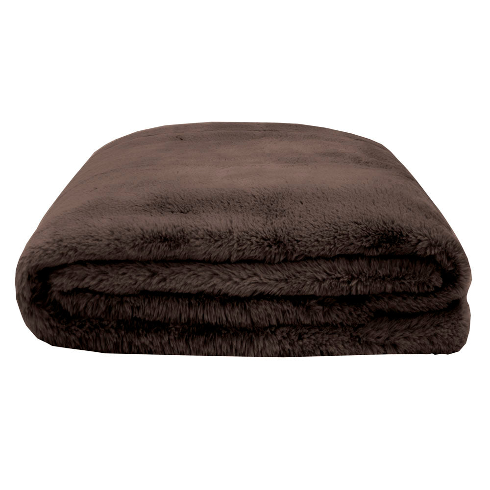 Bambury Frida Throw Chocolate