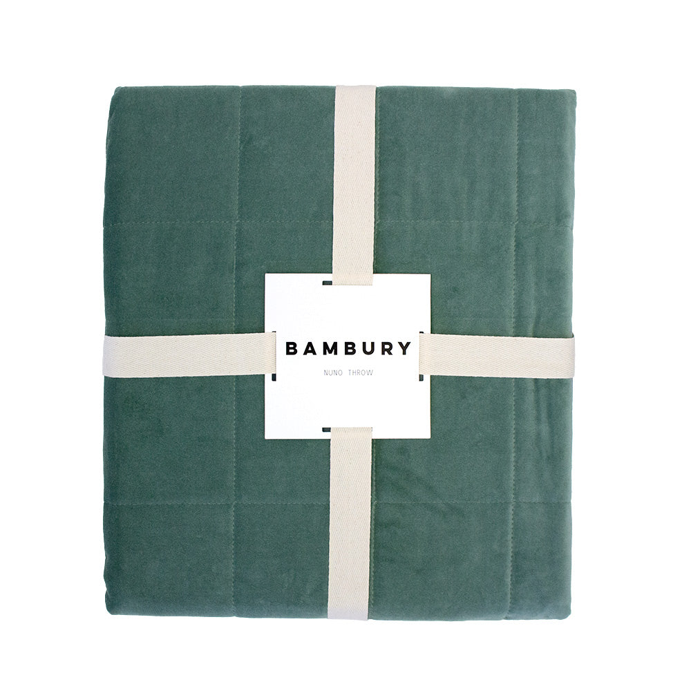 Bambury Nuno Throw Eucalyptus Bambury