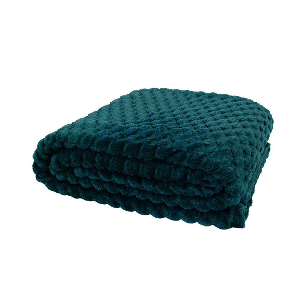 Bambury Patton Throw Teal Bambury