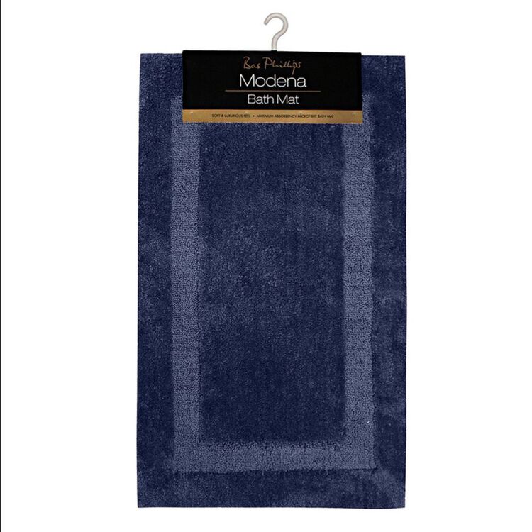 Bas Phillips Modena Bath Mat Navy
