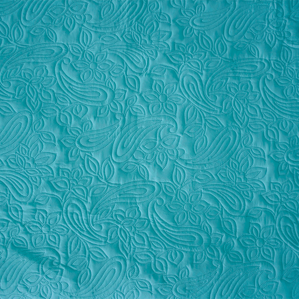 Bambury | Sb/Db Paisley Coverlet Set Peacock Bambury