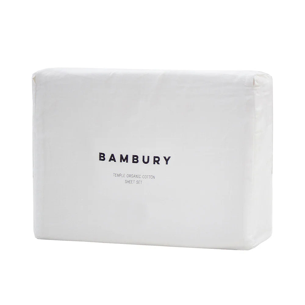 Bambury | Temple Organic Cotton Sheet Set Split Kb