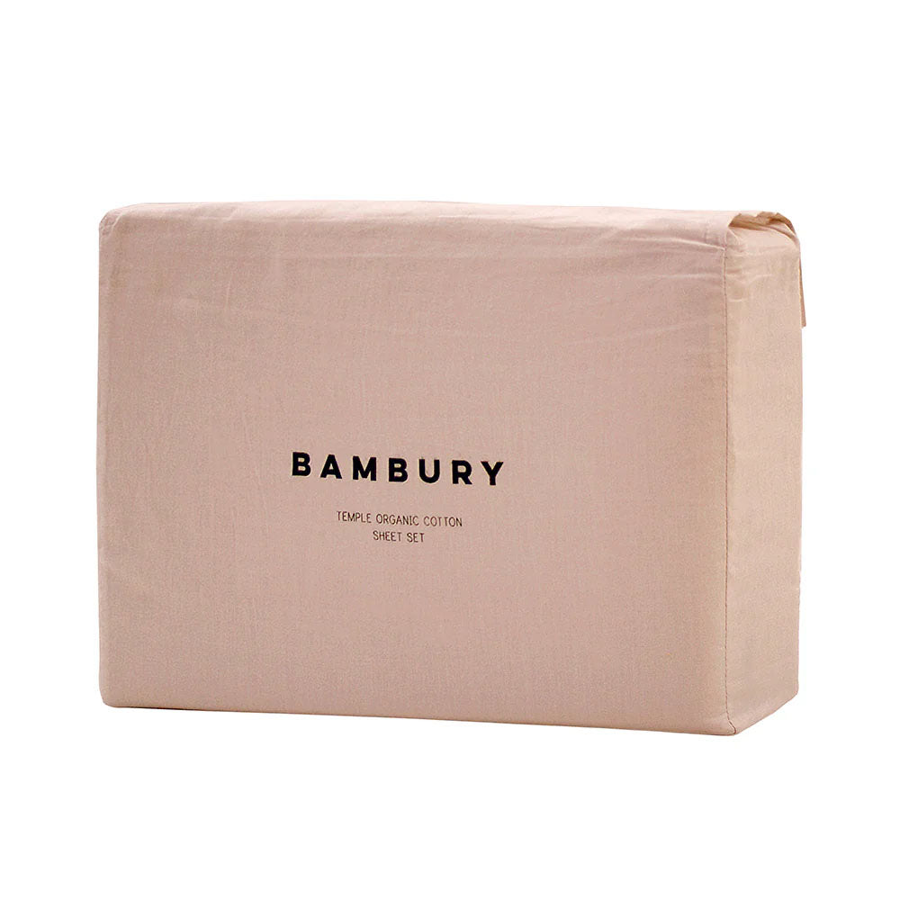 Bambury | Temple Organic Cotton Sheet Set Split Kb