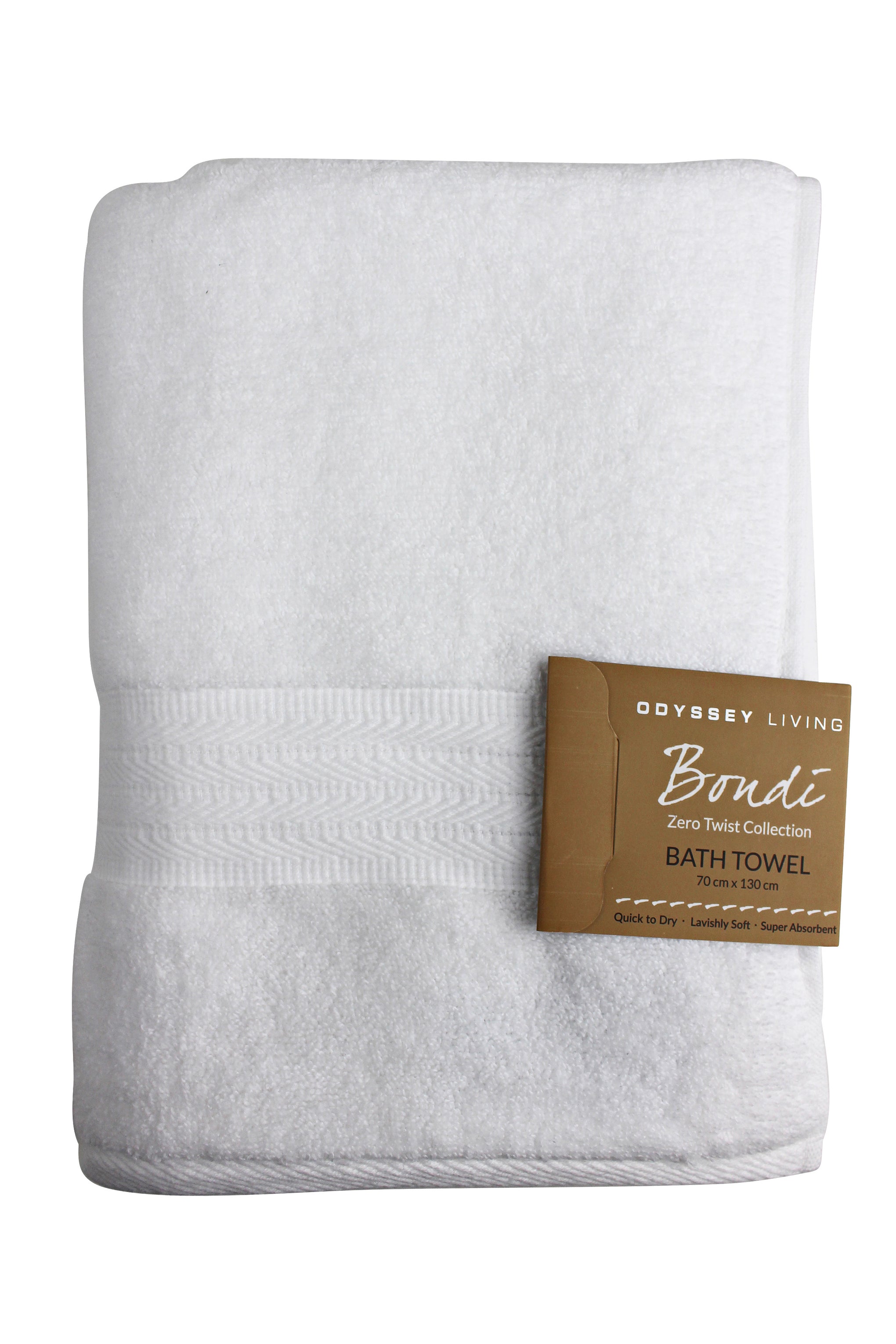 ODYSSEY LIVING | BONDI ZERO TWIST TOWEL COLLECTION - BATH TOWEL