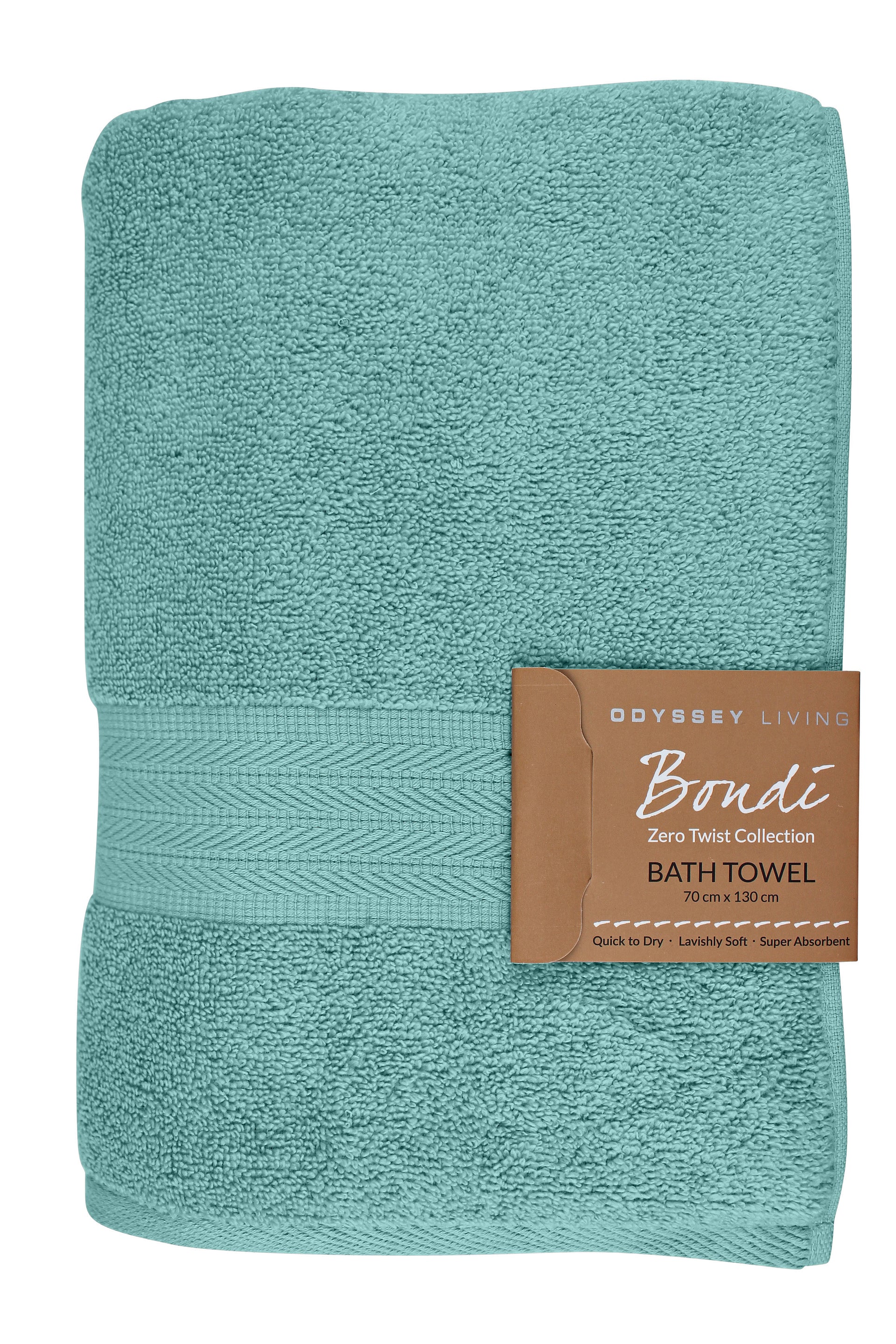 ODYSSEY LIVING | BONDI ZERO TWIST TOWEL COLLECTION - BATH TOWEL