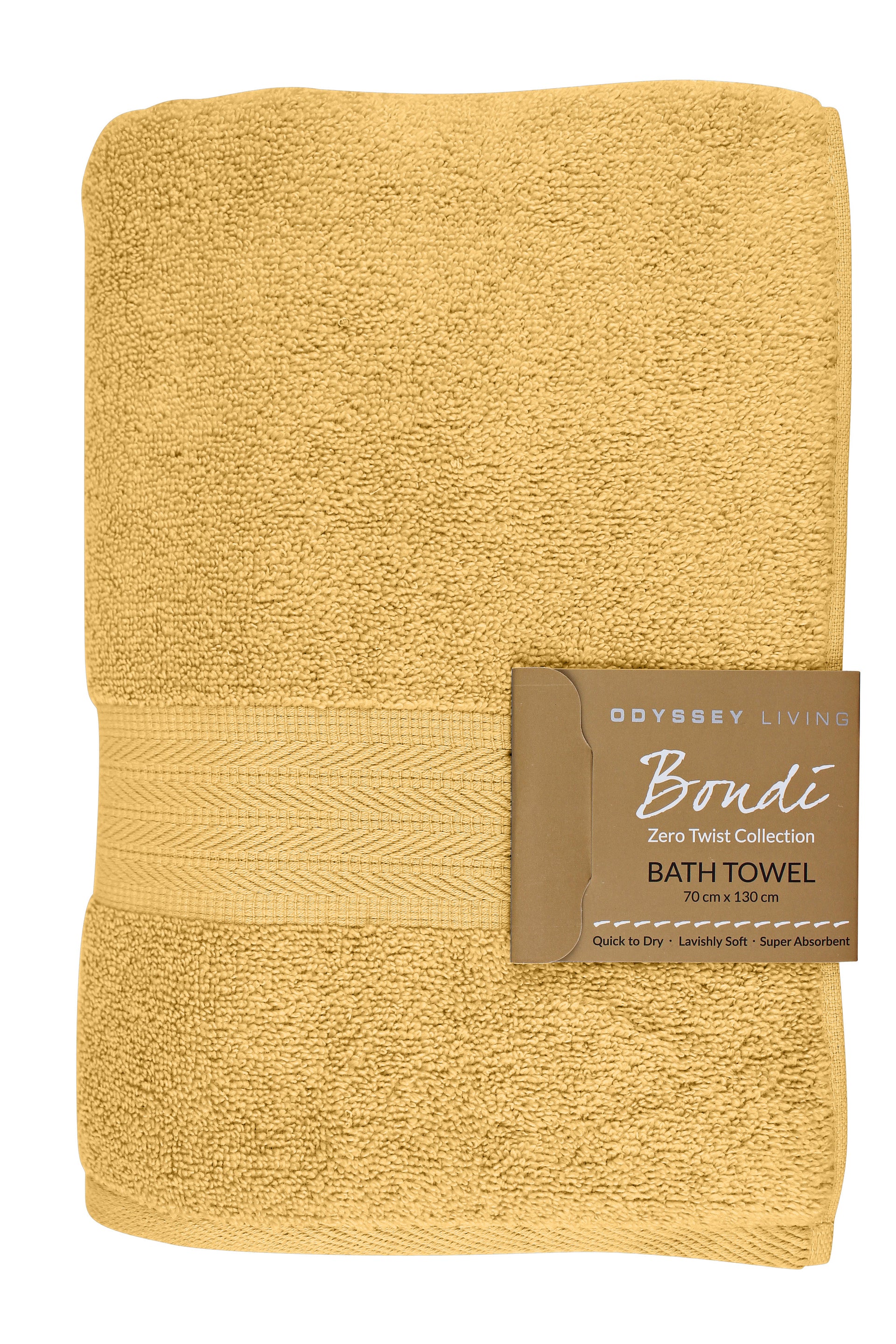 ODYSSEY LIVING | BONDI ZERO TWIST TOWEL COLLECTION - BATH TOWEL