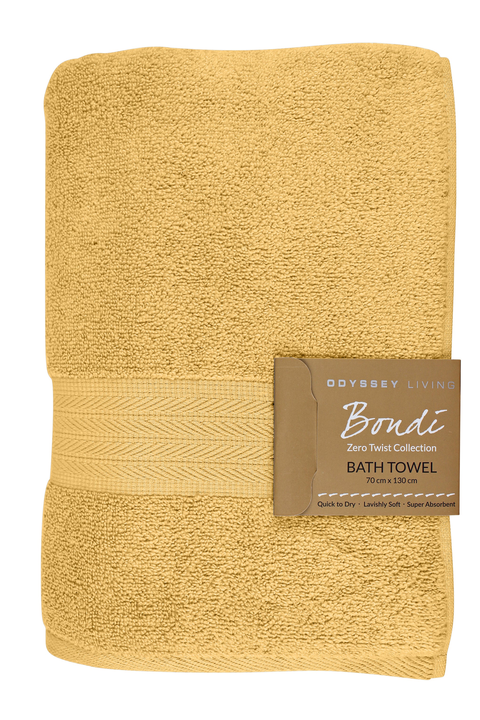 ODYSSEY LIVING | BONDI ZERO TWIST TOWEL COLLECTION - BATH TOWEL