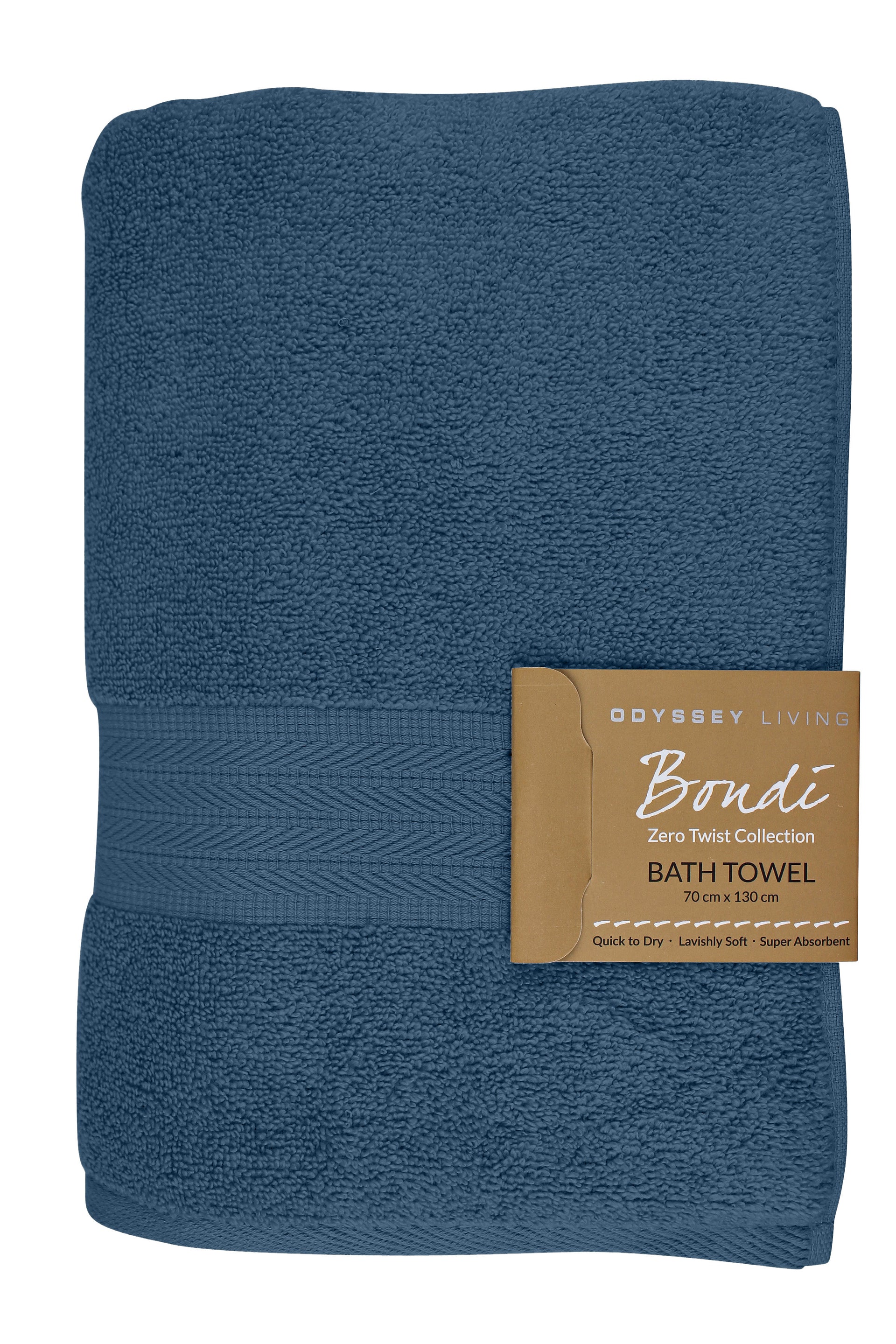 ODYSSEY LIVING | BONDI ZERO TWIST TOWEL COLLECTION - BATH TOWEL