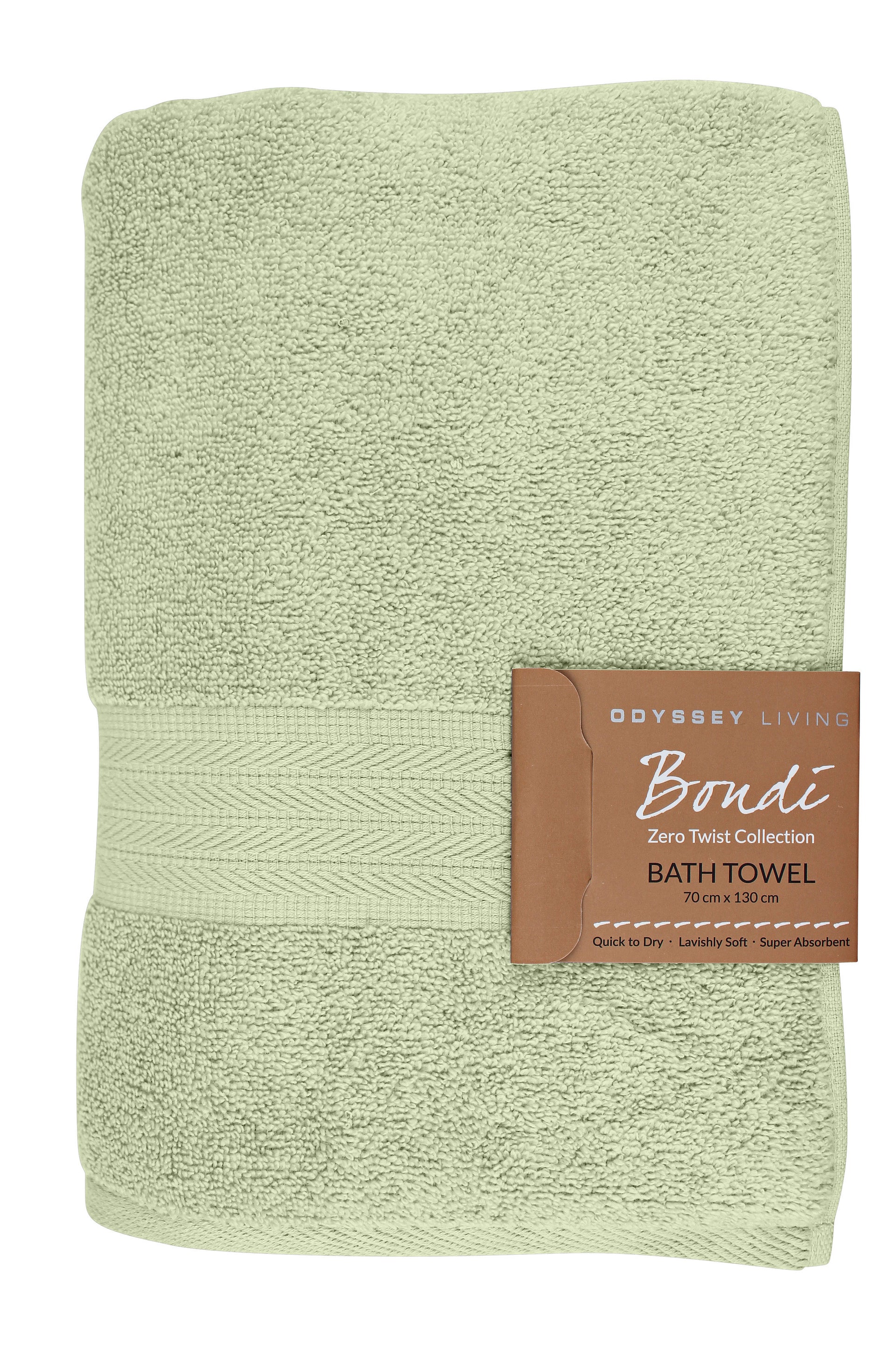 ODYSSEY LIVING | BONDI ZERO TWIST TOWEL COLLECTION - BATH TOWEL