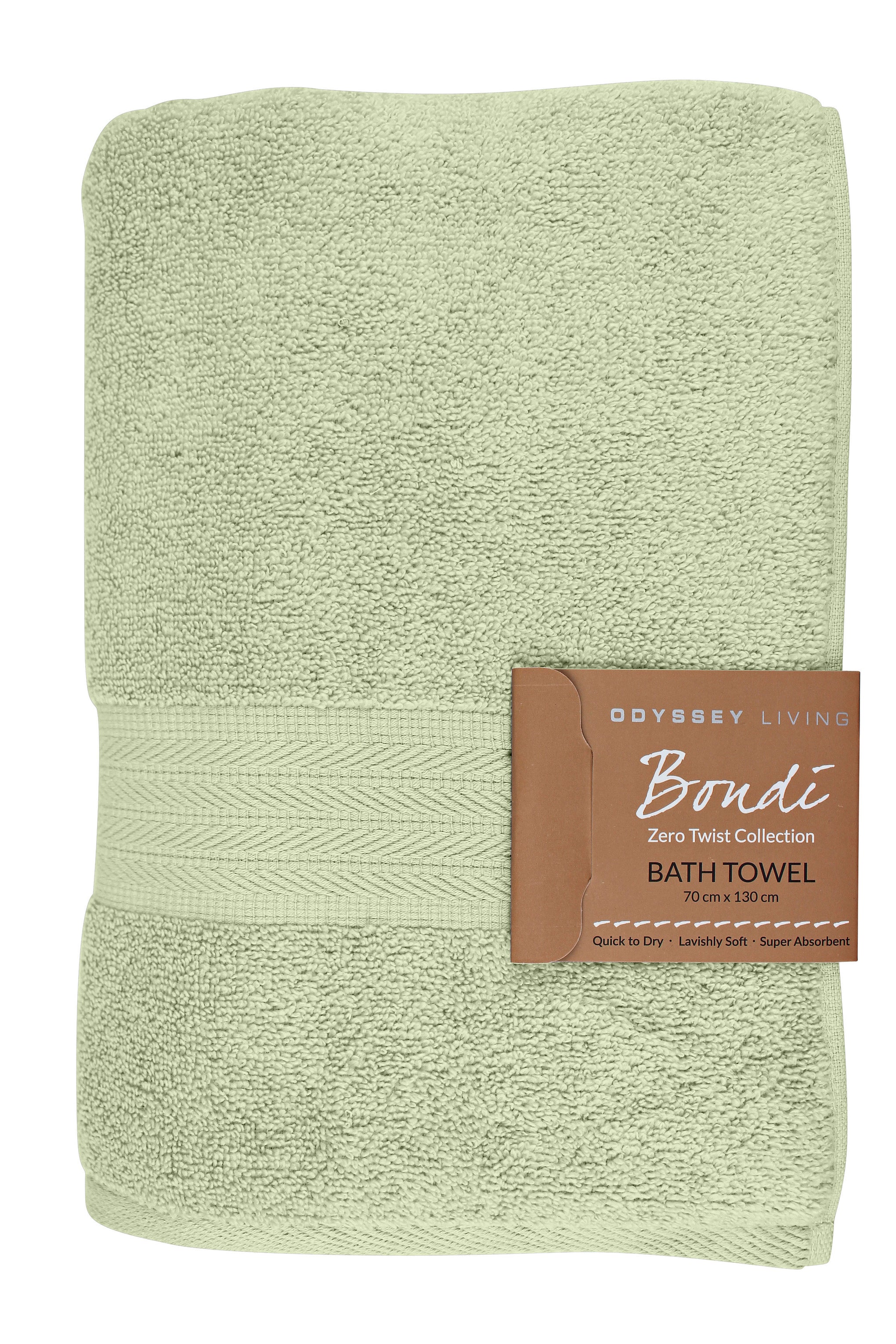 ODYSSEY LIVING | BONDI ZERO TWIST TOWEL COLLECTION - BATH TOWEL