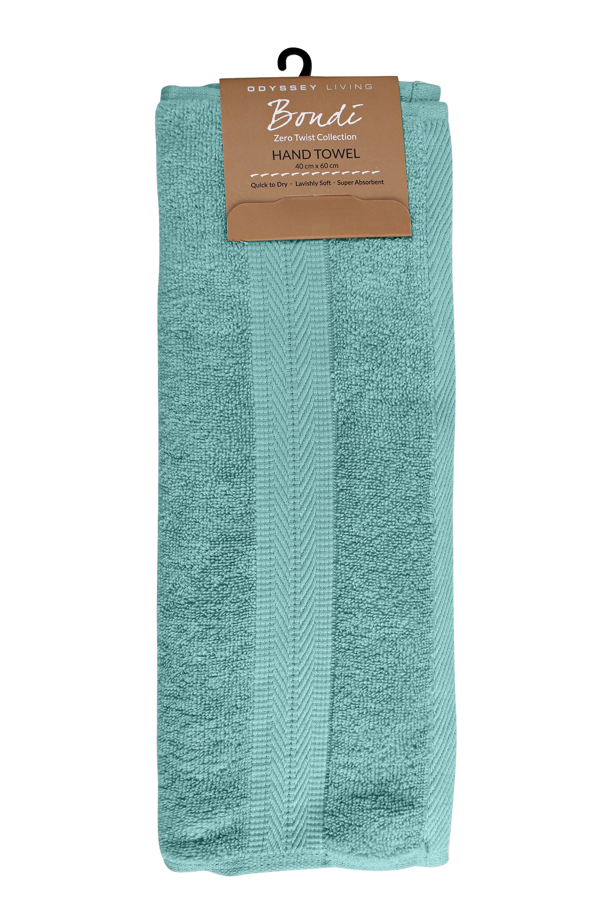 ODYSSEY LIVING | BONDI ZERO TWIST TOWEL COLLECTION - HAND TOWEL