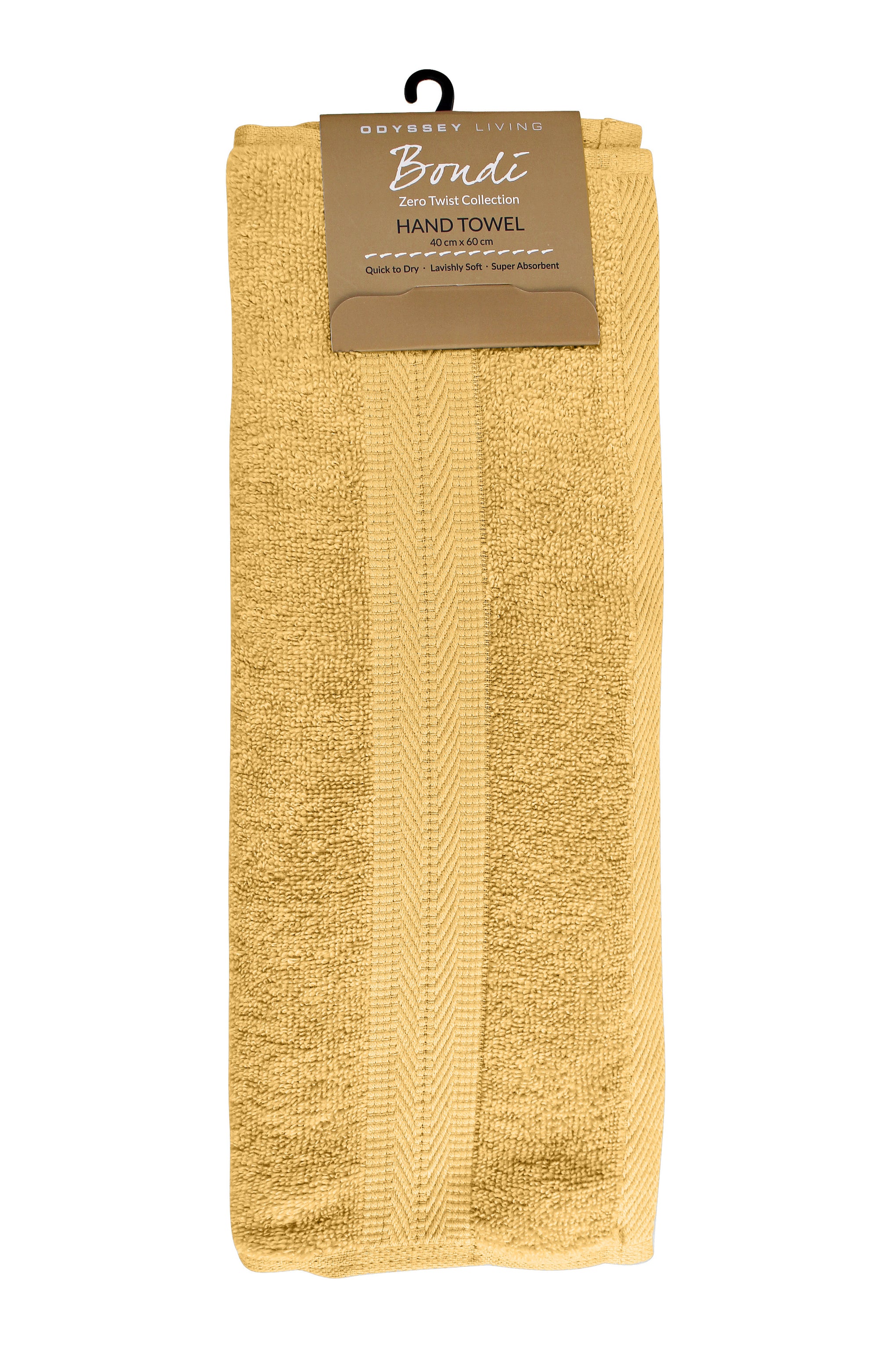 ODYSSEY LIVING | BONDI ZERO TWIST TOWEL COLLECTION - HAND TOWEL