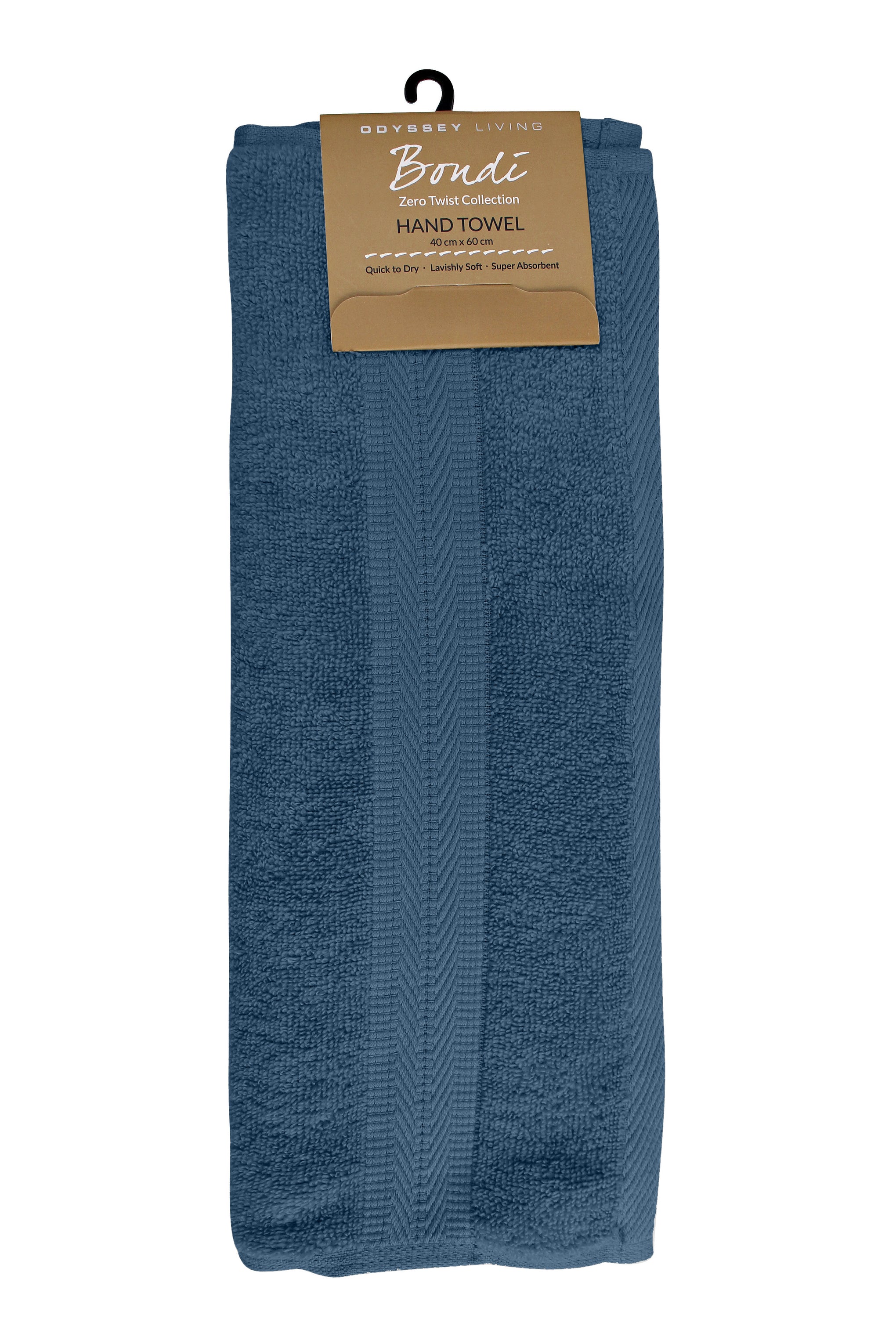 ODYSSEY LIVING | BONDI ZERO TWIST TOWEL COLLECTION - HAND TOWEL