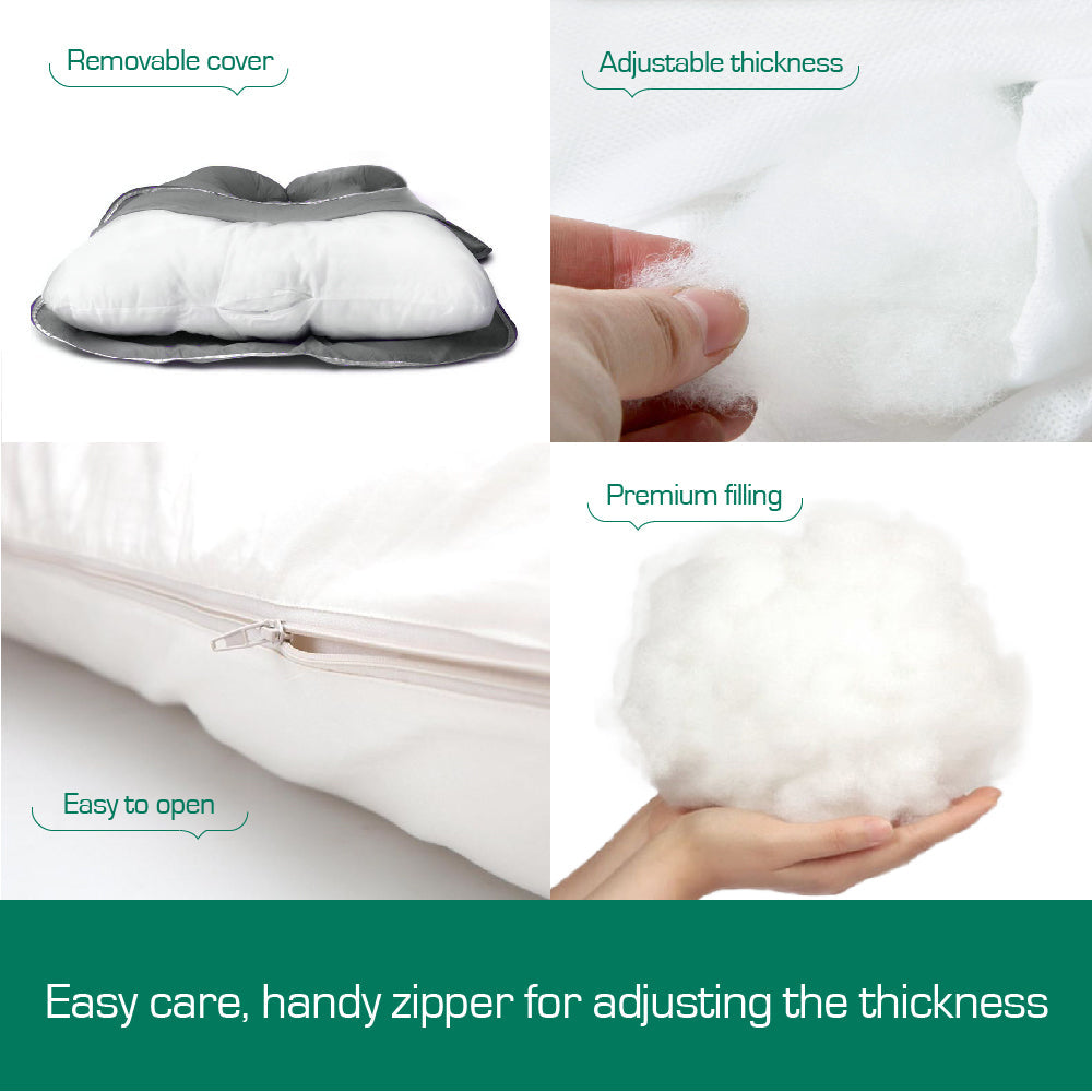 Woolcomfort Australian Made Pregnancy Maternity Pillow (Pillowcase Included)