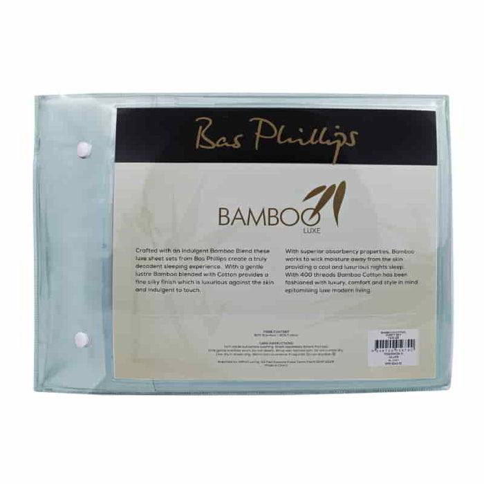 Bas Phillips Bamboo & Cotton Blend Sheet Set - BLUE DREAM Bas Phillips