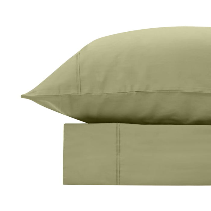 Bas Phillips Bamboo & Cotton Blend Sheet Set - OLIVE Bas Phillips