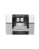 Bas Phillips New York Quilt Cover Set - Pewter/White Bas Phillips