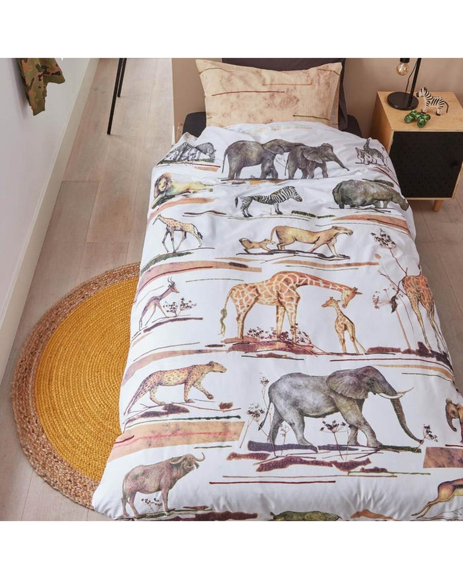 Bedding House Kids Cotton Quilt Cover Sets - BIG FIVE NATURAL Bedding House