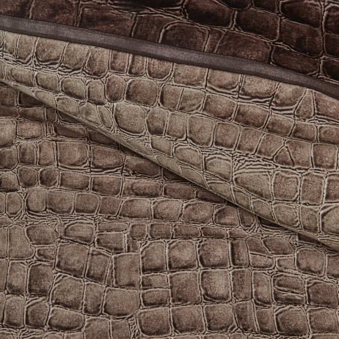 Bedding House  Croco Brown Quilt Cover Set Bedding House