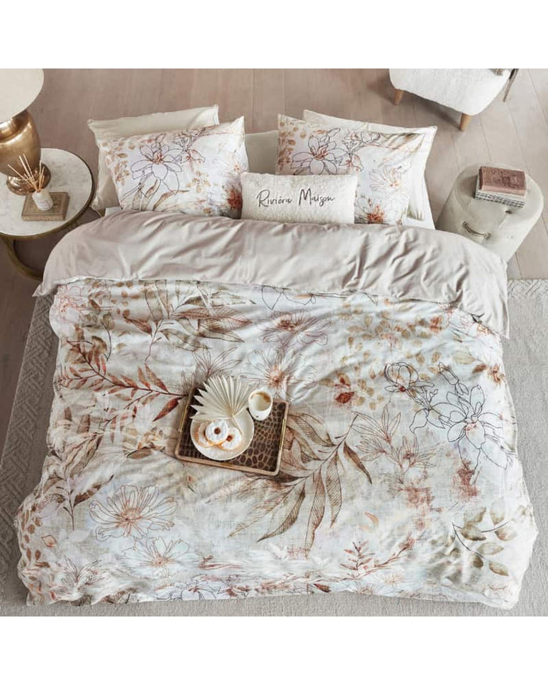 Bedding House Everlasting Natural Quilt Cover Set Bedding House