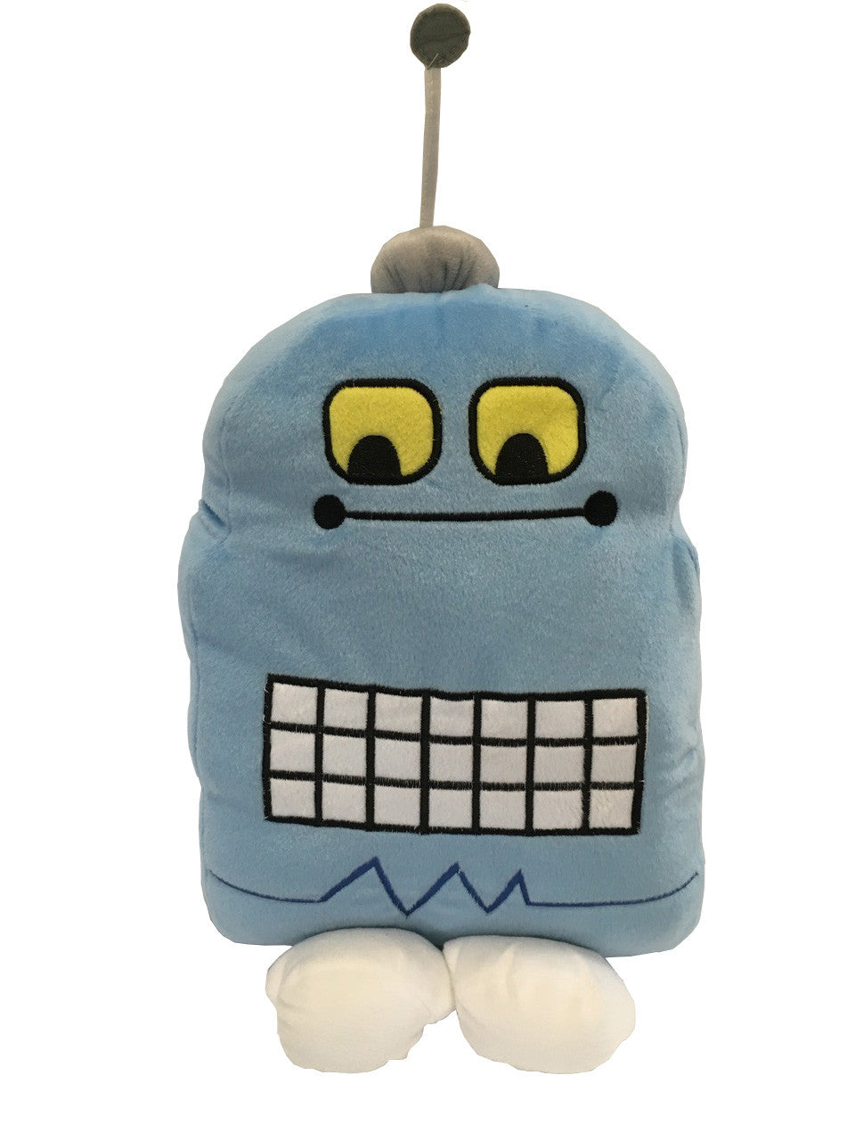 Happy Kids Robot Blue Cushion