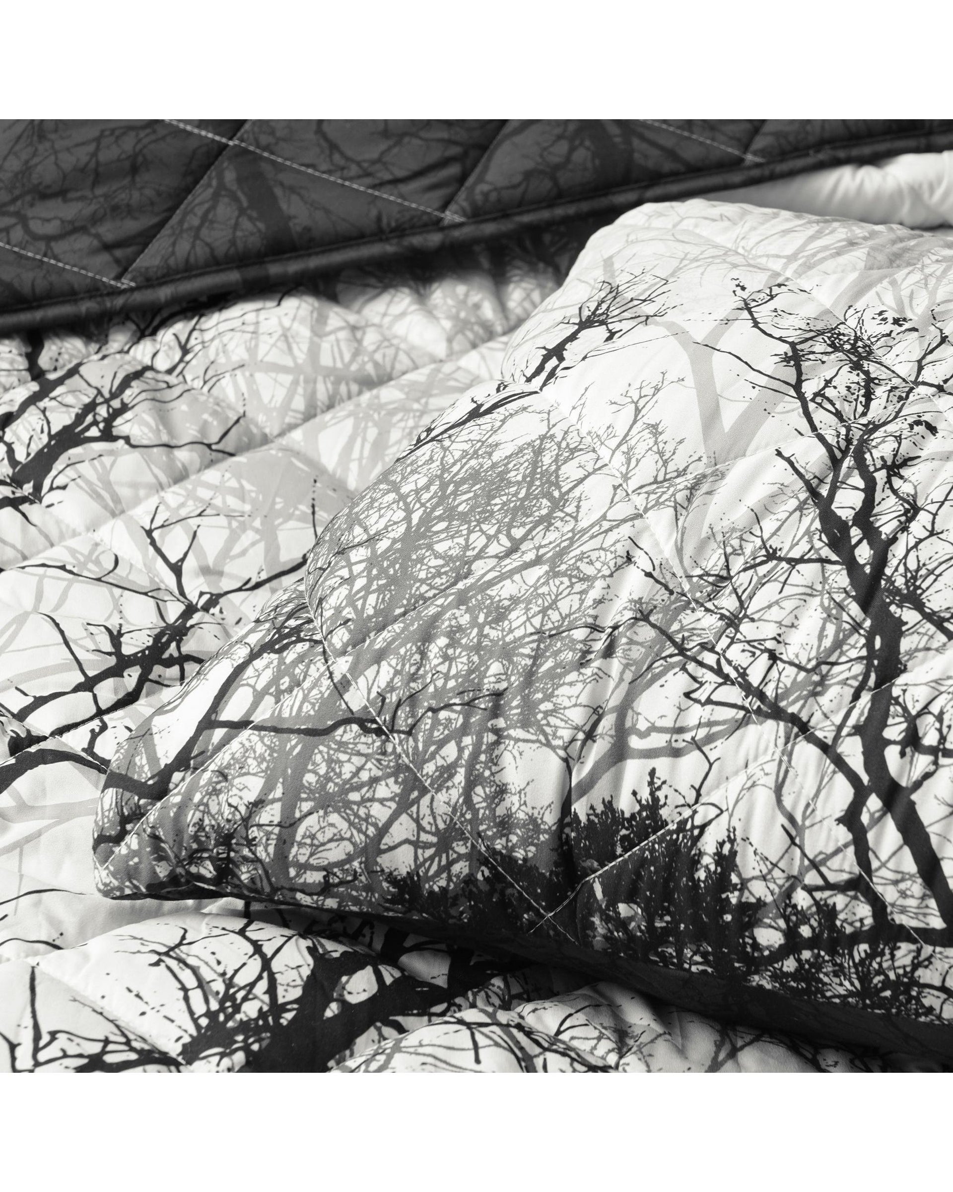 Bianca Bedding BOSCAGE Black Polyester Coverlet Set Bianca Bedding