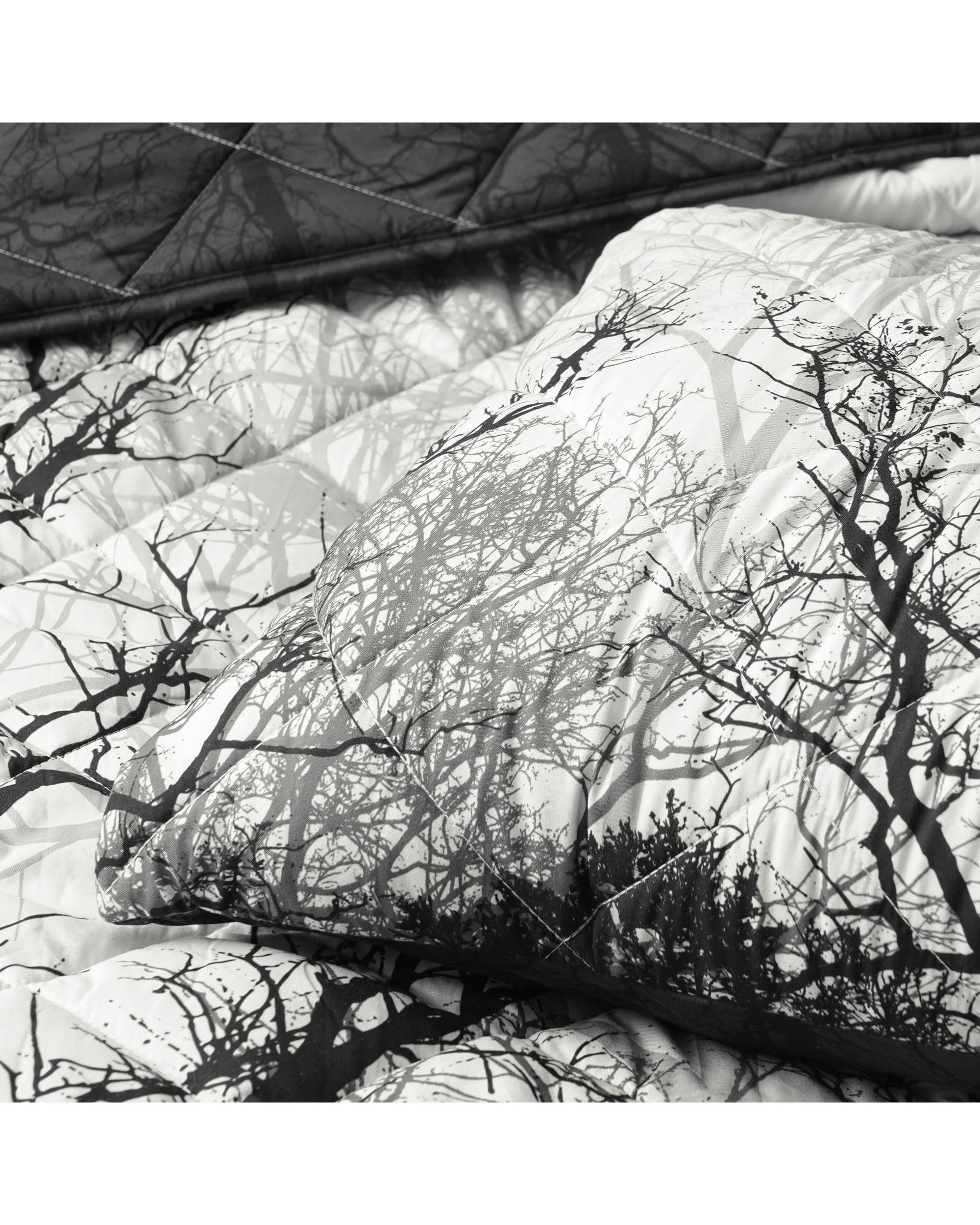 Bianca Bedding BOSCAGE Black Polyester Coverlet Set Bianca Bedding