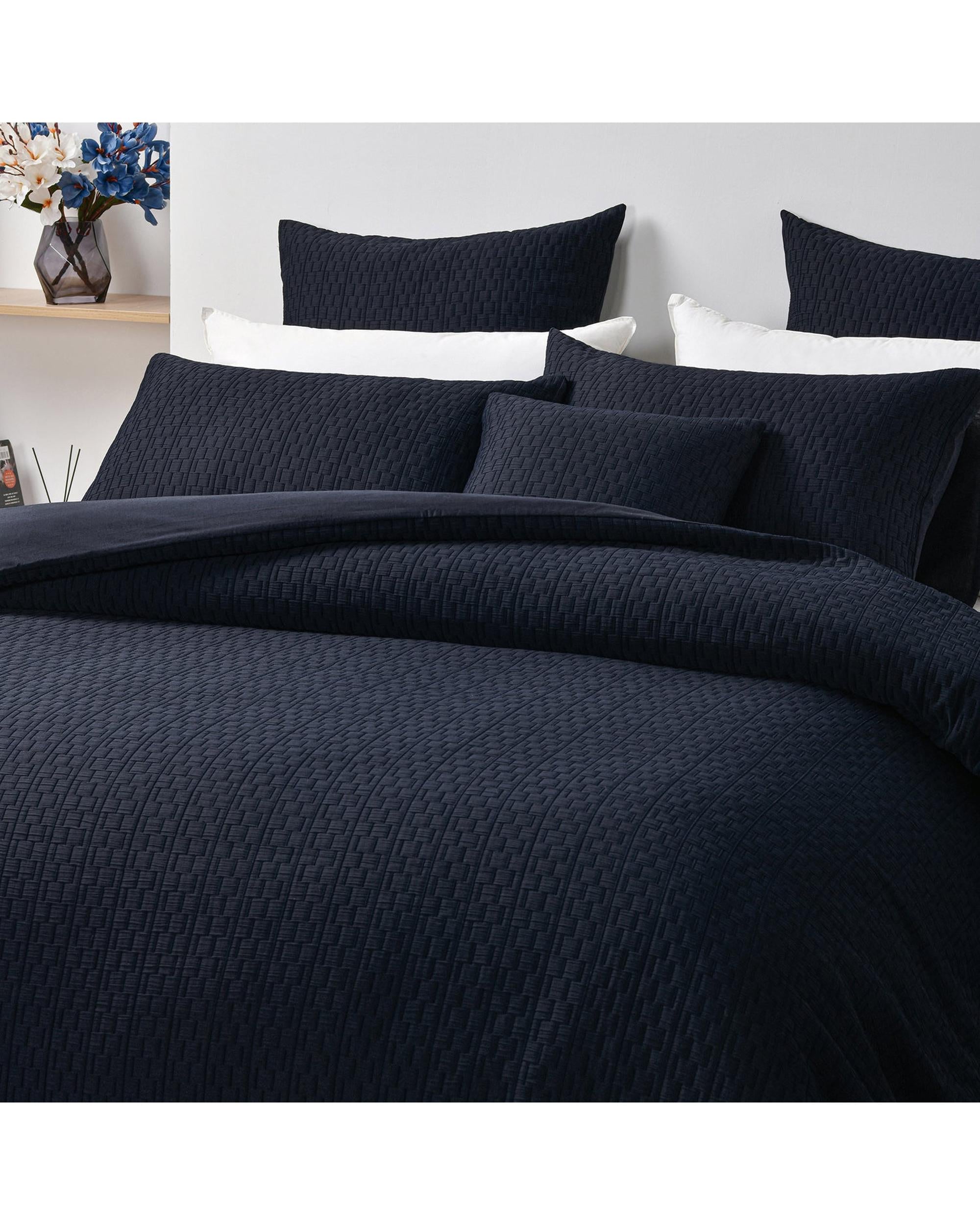 Bianca Bedding Burleigh Ink Quilt Cover Set