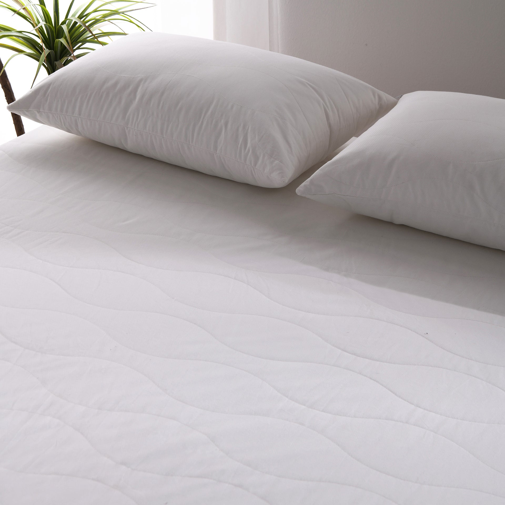 Bianca Cool Ease Double Cotton & Bamboo Cooling Mattress Protector
