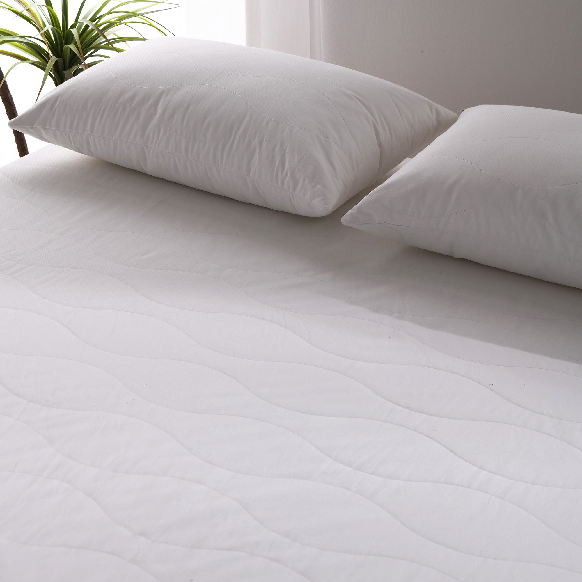 Bianca Cool Ease Double Cotton & Bamboo Cooling Mattress Protector