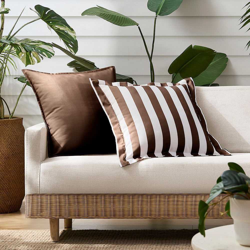 Zaab | Casa Stripe Filled Outdoor Cushion 50X50Cm