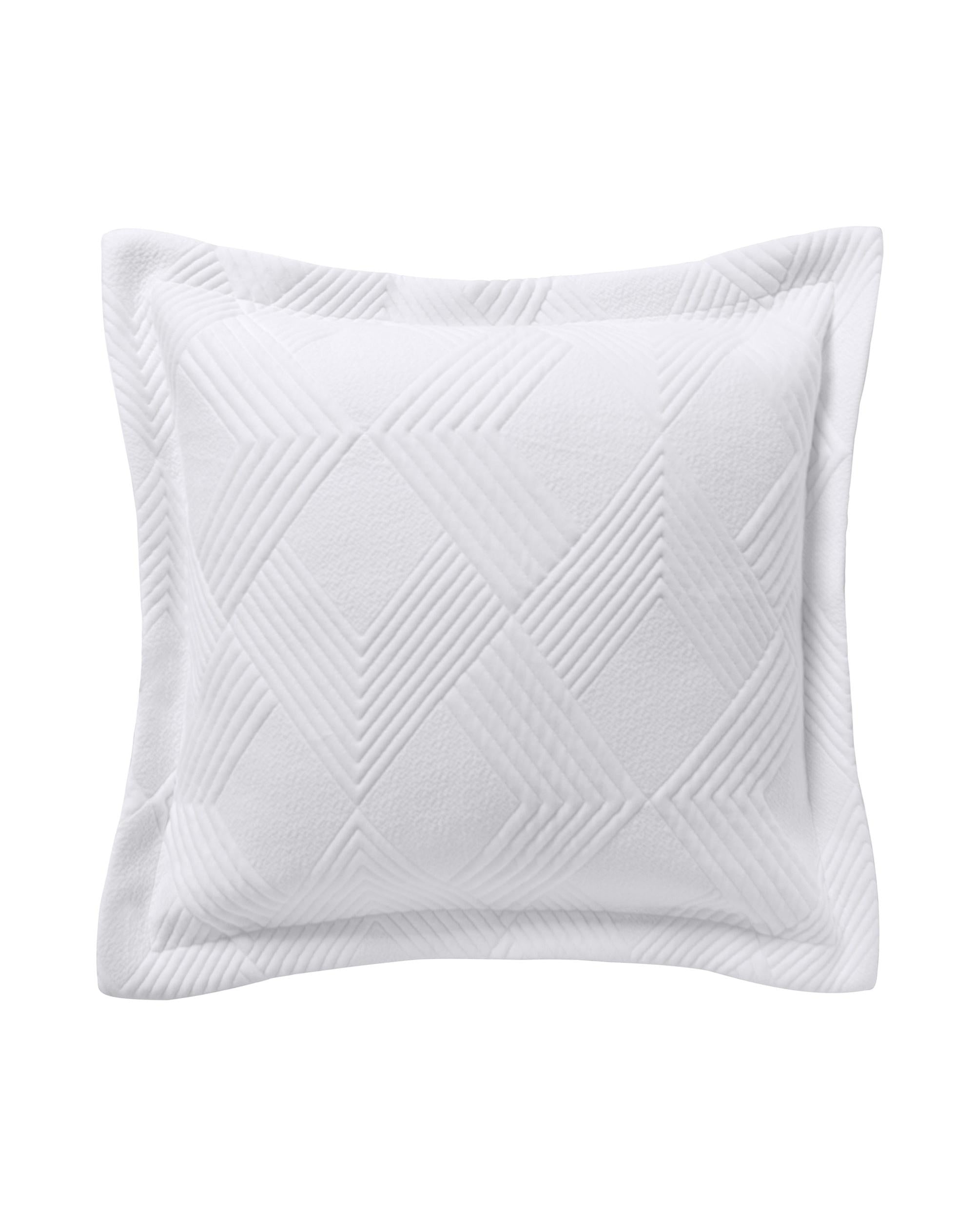 Bianca Bedding Cassiano White Polyester Jacquard Coverlet Set Bianca Bedding