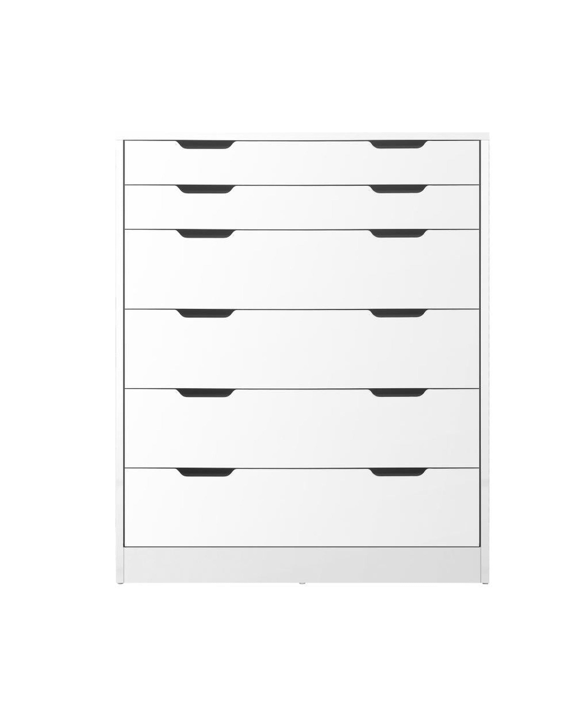 CELESTE 6 Chest of Drawers Tallboy Cabinet Bedroom Clothes White Furniture Oikiture