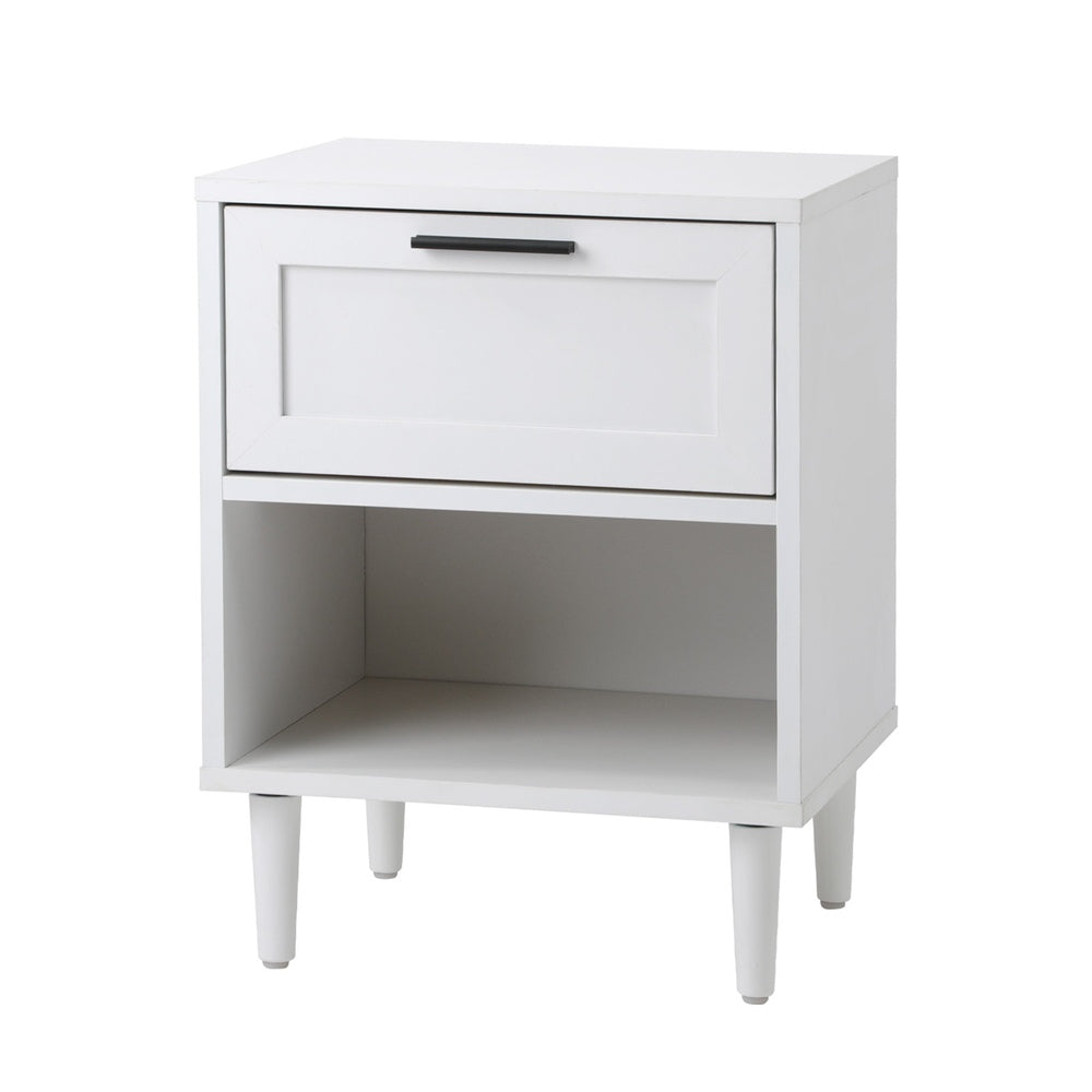 Bedroom Set 5 Chest of Drawers and 2 Bedside Tables White