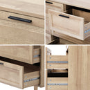 CASSETTI 7 Chest of Drawers Dresser Tallboy Natural Oikiture