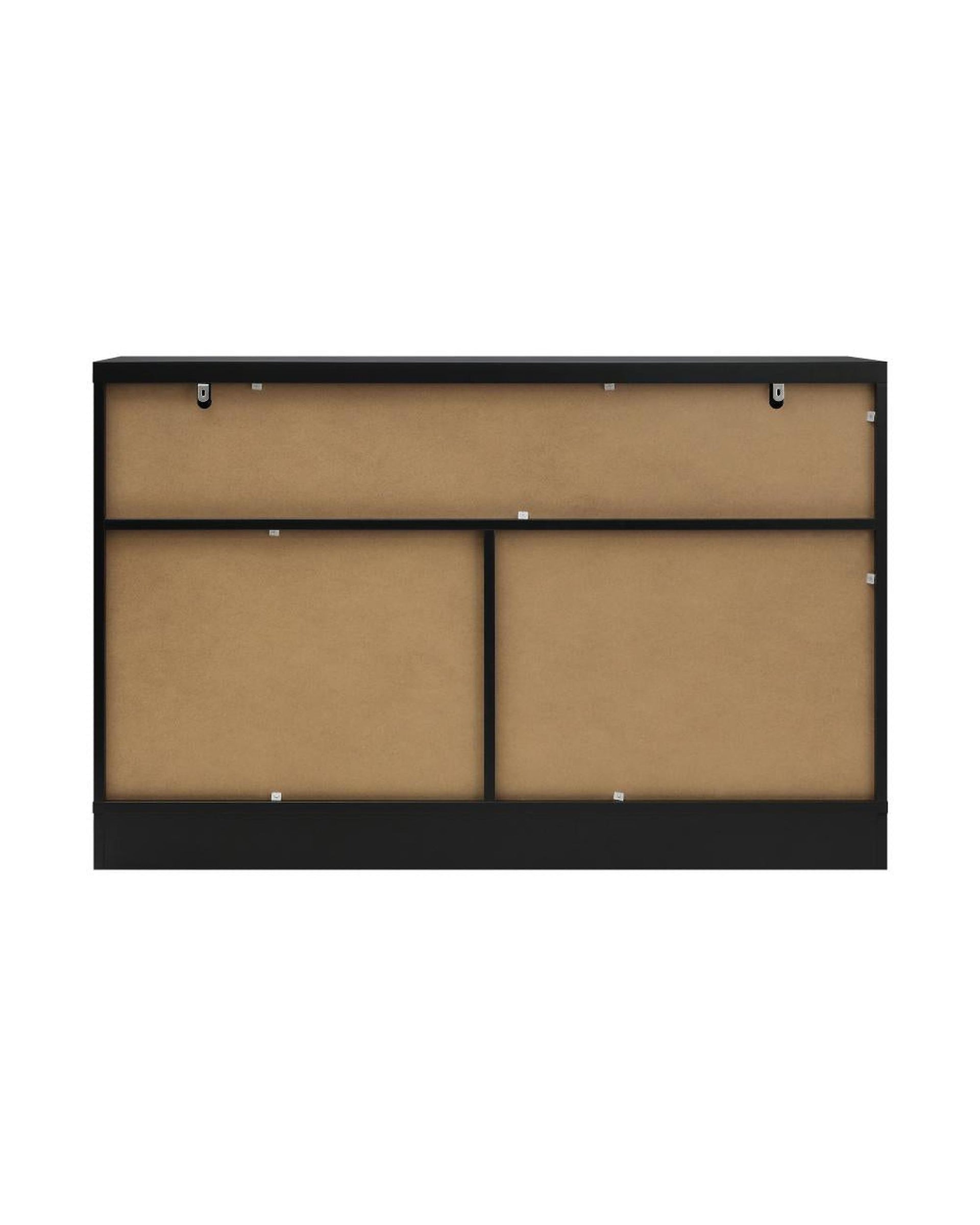 DAIN Chest of Drawers with 7 Drawers Dresser Tallboy Storage Cabinet Black Oikiture