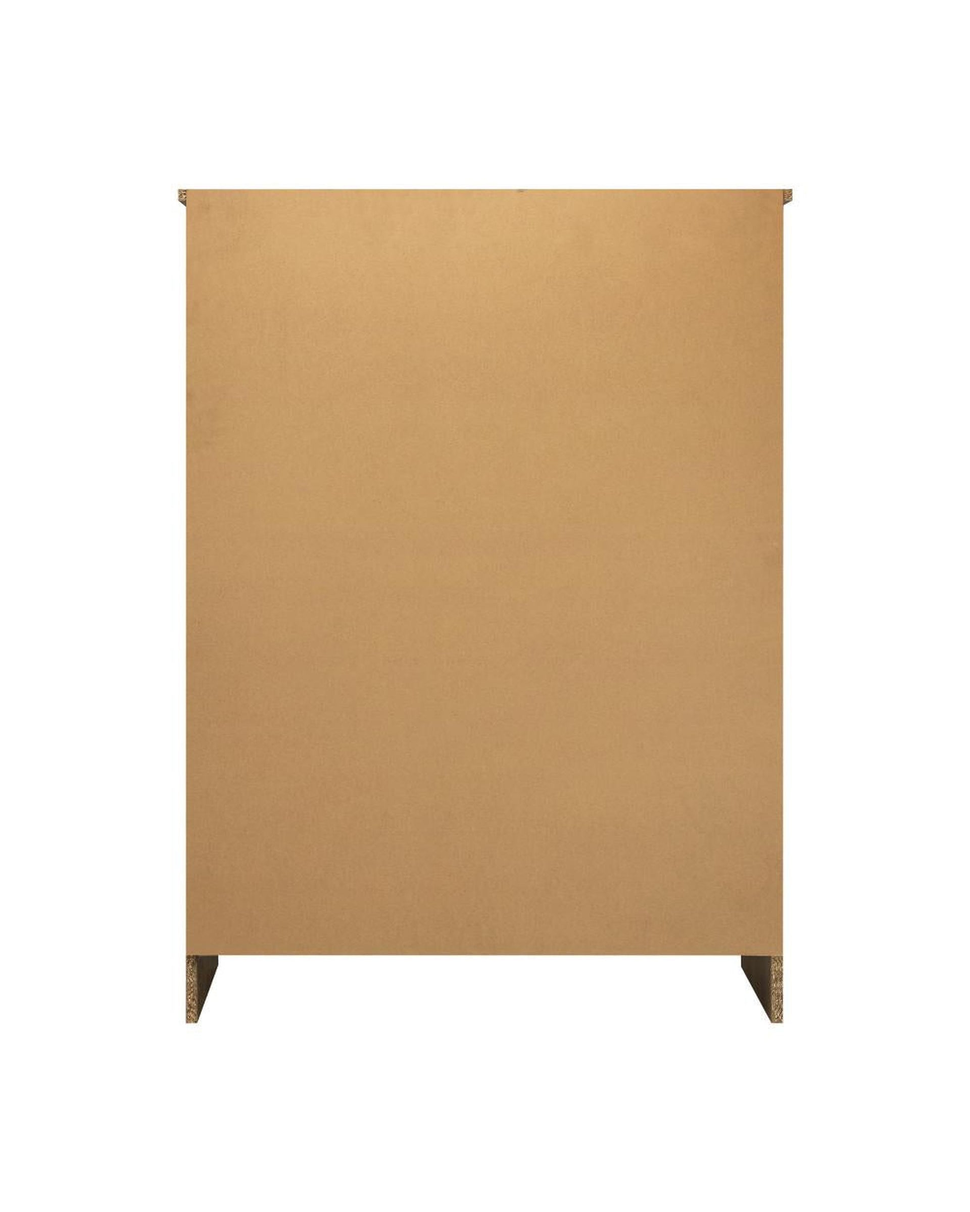 AUDRE Tallboy Chest of Drawer Dresser with 6 Drawers Bedroom Storage Cabinet Natural Wood Oikiture