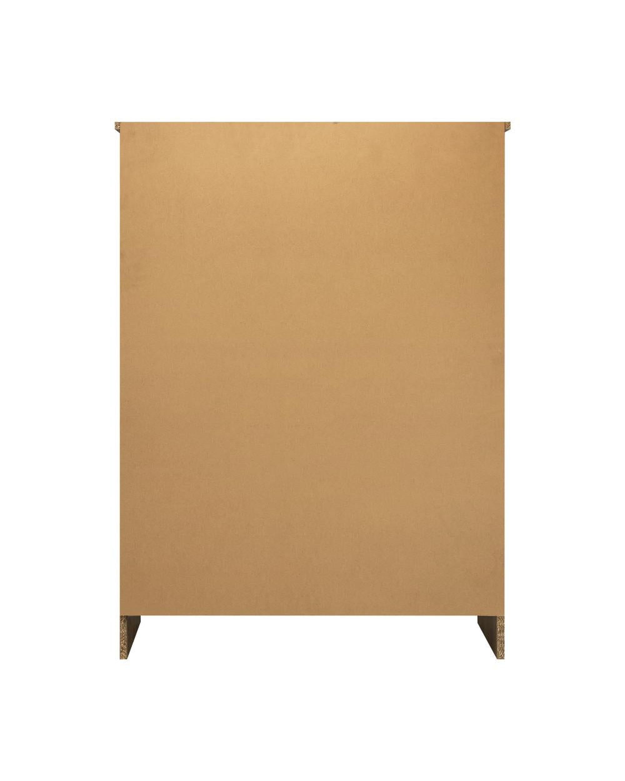 AUDRE Tallboy Chest of Drawer Dresser with 6 Drawers Bedroom Storage Cabinet Natural Wood Oikiture