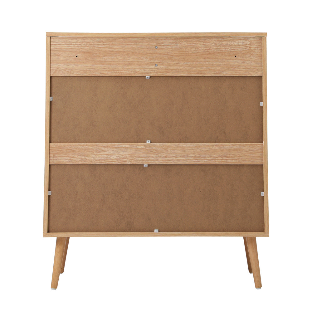 SKUFFER 5 Chest of Drawers Dresser Tallboy Rattan Oikiture