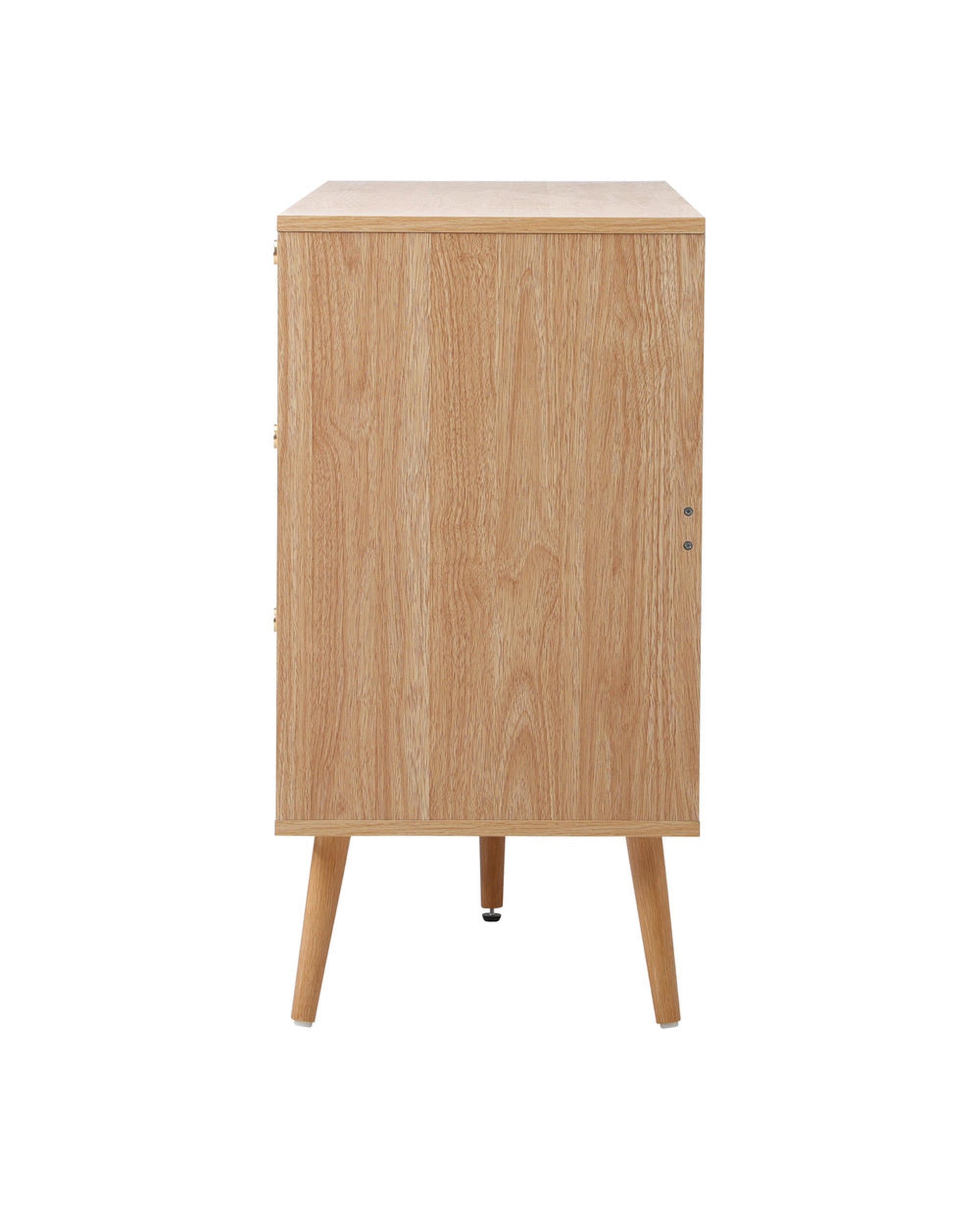 STOR 6 Chest of Drawers Dresser Tallboy Rattan Oikiture