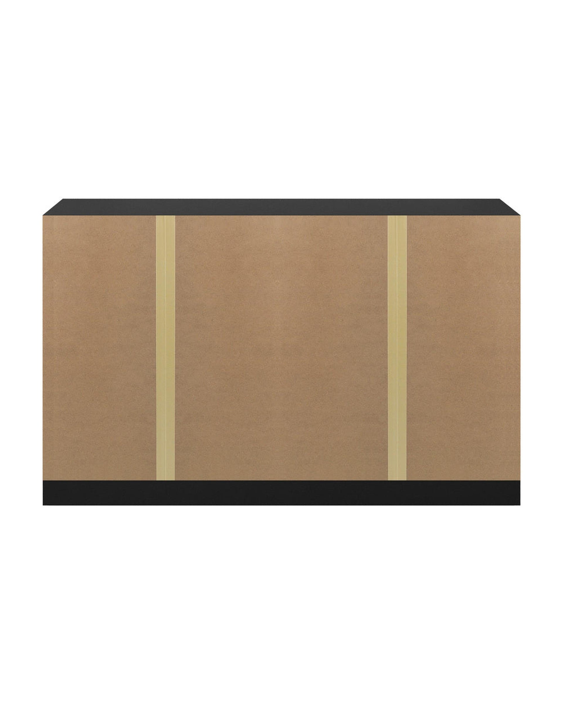 CORE 6 Chest of Drawers Lowboy Dresser Table Bedroom Black Oikiture