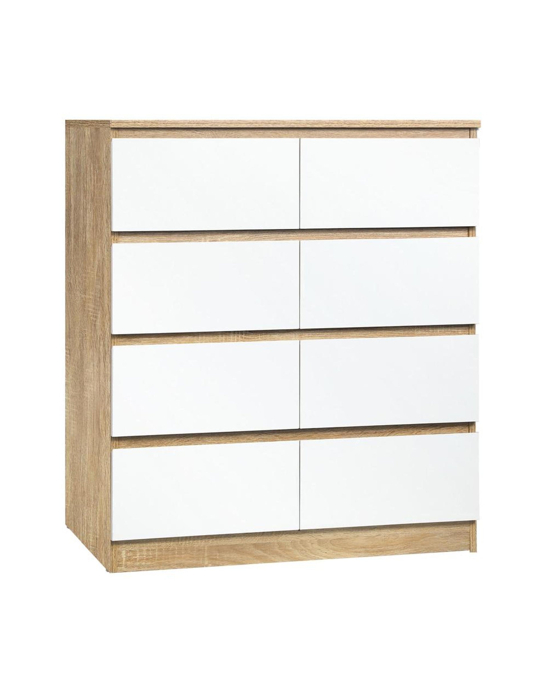 OCTAVIAN Chest of Drawers 8 Drawers Tallboy Cabinet Home Furniture Oikiture