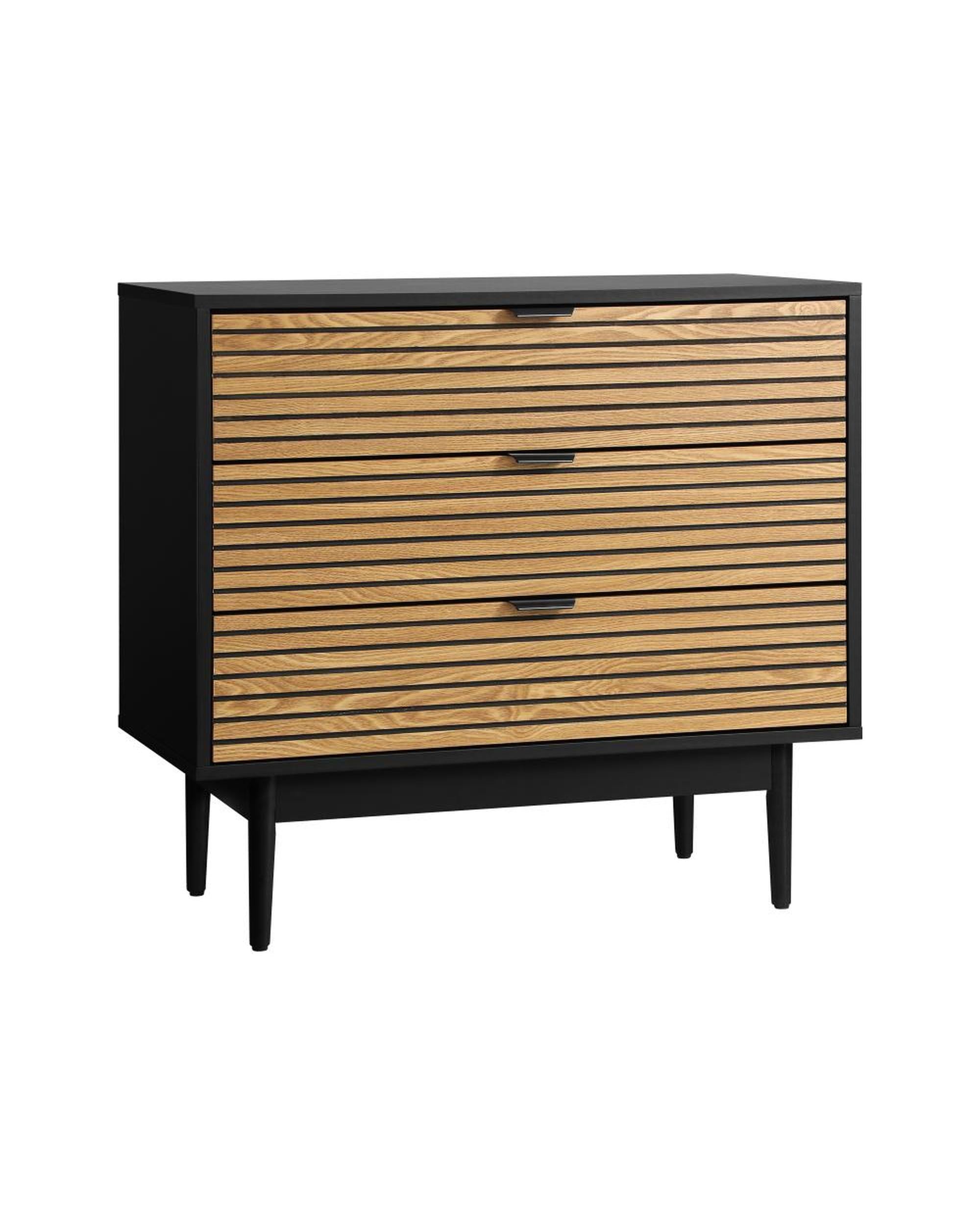 JAY 3 Chest of Drawers Dresser Table Bedside Lowboy Storage Cabinet Oikiture