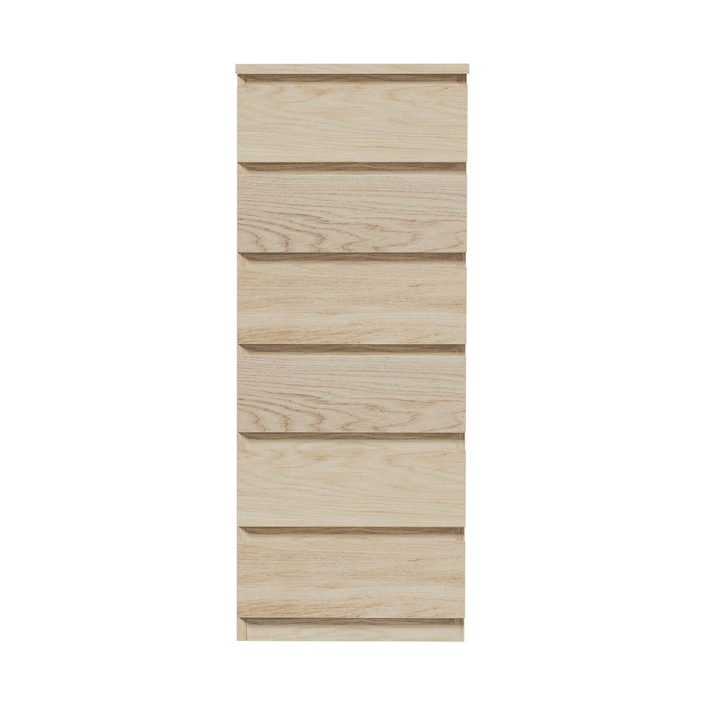 TEE 6 Chest of Drawers Lowboy Handle-Free Natural Oikiture