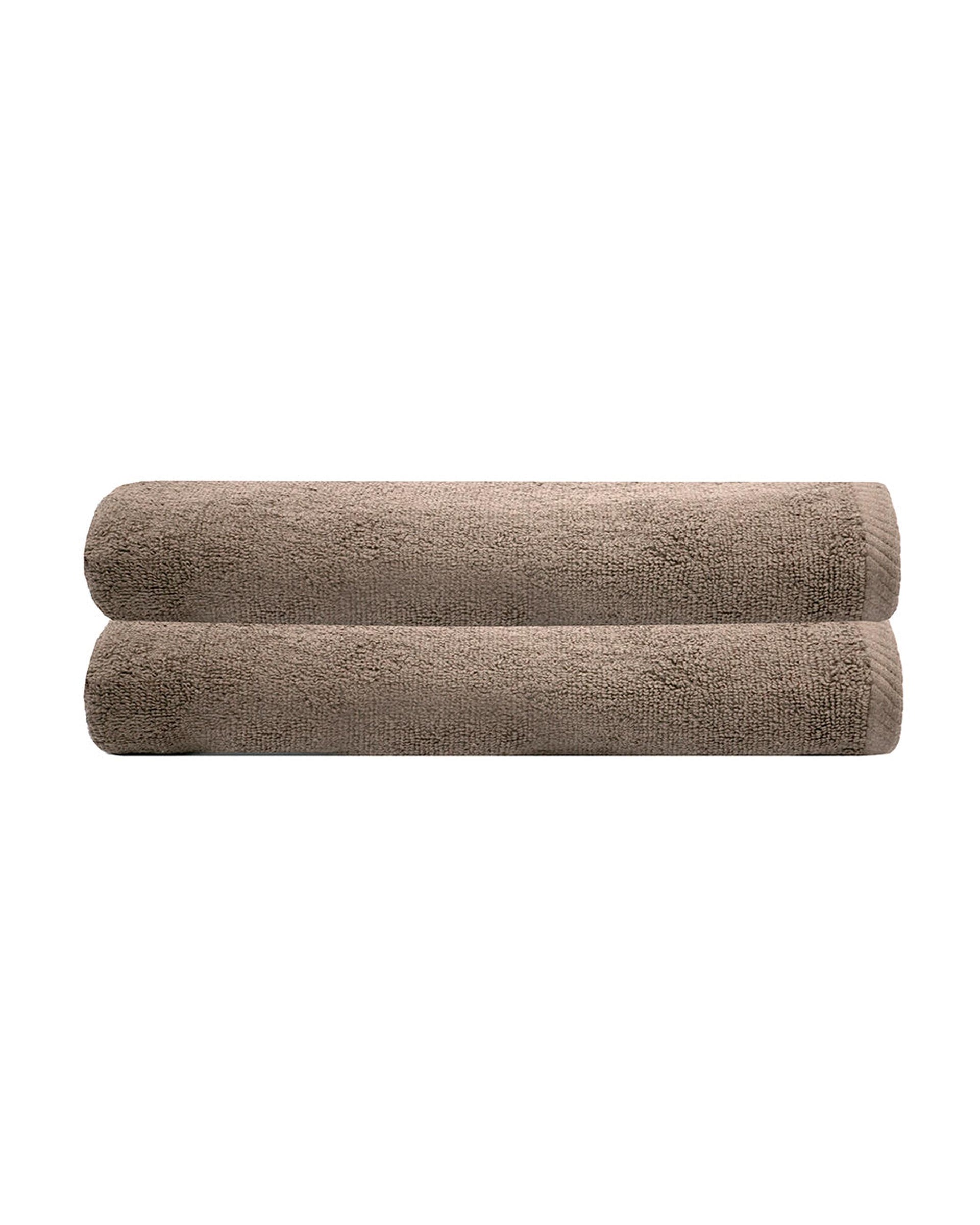 Chateau 2x Bath Sheets (Commercial Range) - LATTE Bambury