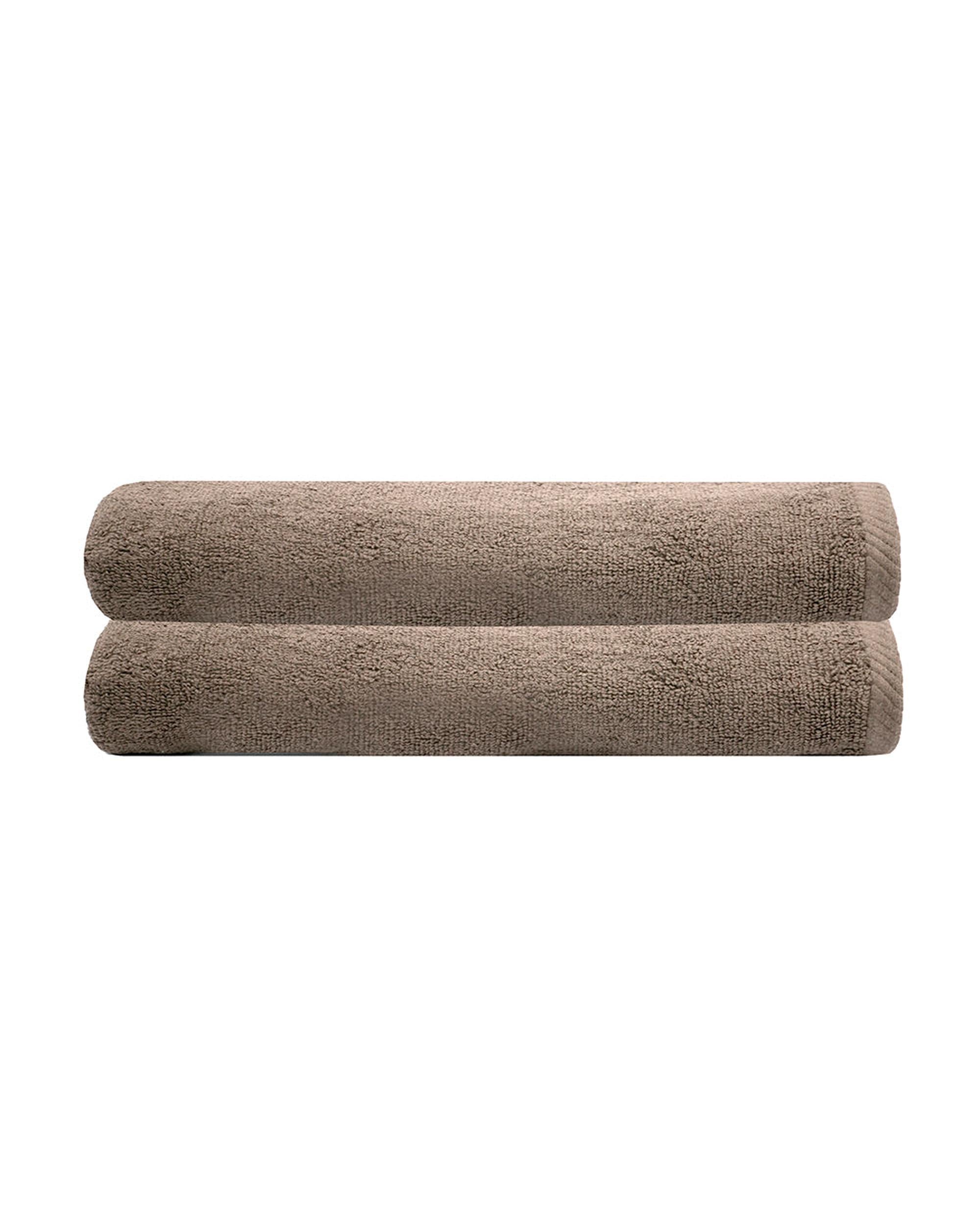 Chateau 2x Bath Sheets (Commercial Range) - LATTE Bambury