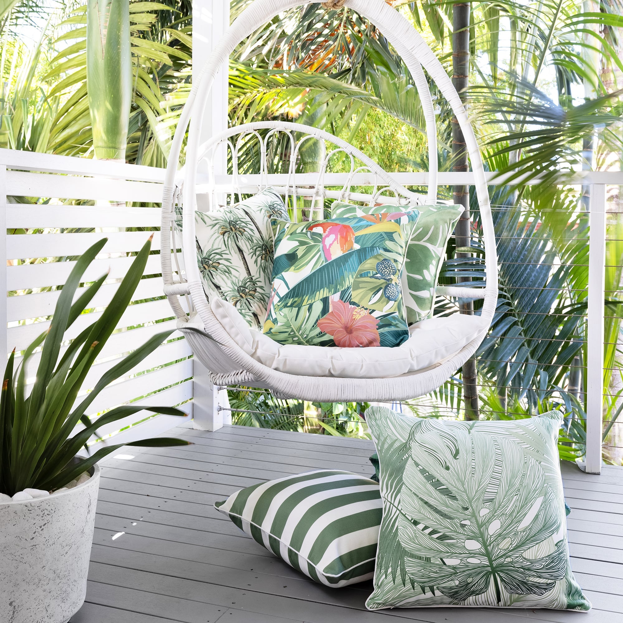 Zaab | COCOON MIAMI FILLED OUTDOOR CUSHION 50X50CM