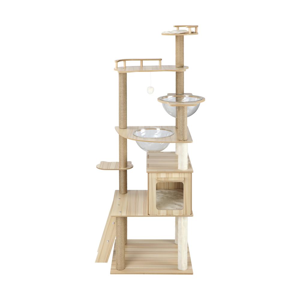 Alopet 174 cm Cat Tree with Scratching Post Cat Condo Ladder 4Paws